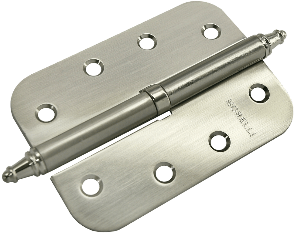 Петля стальная разъёмная скругленная с короной SARA-C R 100X70X2.5